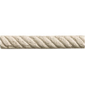Resin Cord Trim Tile Accent in Limestone