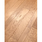 Hudson Bay Mixed Width Engineered Handscraped Hickory in Raw Silk