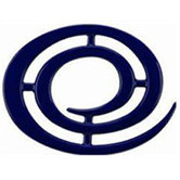 8" Swirl Trivet in Blue