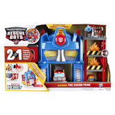 Transformer Rescue Bots Playskool Heroes Fire Station Prime Play Set