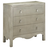 Accent Chest In Textured Champagne Silver