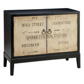 Painted Treasures Vintage Transit Inspired Accent Cabinet