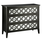 Cosmopolitan Mirror Front Accent Chest