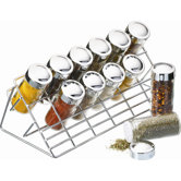 31cm x 14cm x 15cm Chrome Plated Spice Rack