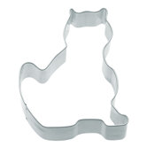 Cookie Cutter in Large Sitting Cat Shaped (Set of 12)