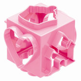 Miniamo Pastels Cookie Cutter Cube in Pink