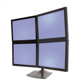 Desk Stand 100 Quad Monitor- Vertical
