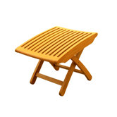 Balau Wood Folding Ottoman