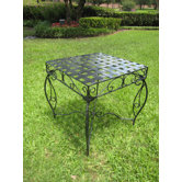 Mandalay Wrought Iron Side Table