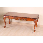 Carved Wood Coffee Table