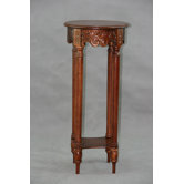 Carved Wood Furniture Multi-Tiered Telephone Table