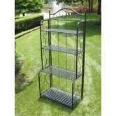 Iron Patio Baker's Rack