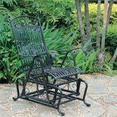 Iron Patio Single Glider