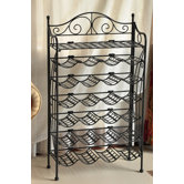 Iron Patio 24 Bottle Wine Rack