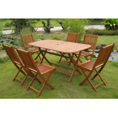 Royal Tahiti Galende 7 Piece Dining Set