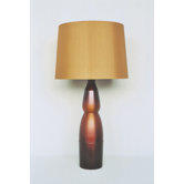 KeikoTable Lamp in Rust Fade with Gold Shade