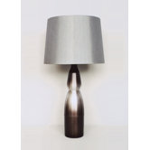 Keiko Table Lamp in Smoke with Platinum Shade