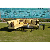 San Michele 7 Piece Sectional Deep Seating Group with Cushions