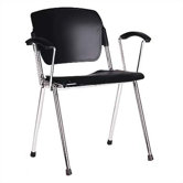 Cali Stack Chair with Black Frame