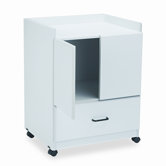 Mobile Deluxe Coffee Bar, 23 x 19 x 30-3/4, Gray