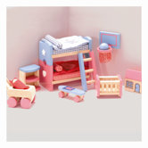 Bubblegum Doll House Kid's Room Set