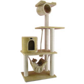 62" Classic Cat Tree in Beige