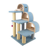 38" Classic Cat Tree in Sky Blue