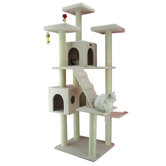 77" Classic Cat Tree in Ivory
