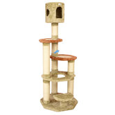 66" Soft Heavy Premium Cat Tree in Khaki