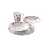 16 Piece Dulche Rosa Dinner Set