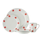 16 Piece Strawberry Fields Dinner Set