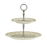 24cm Diamante Georgia Cake Stand