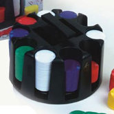 300 Poker Chips with Revolving Rack