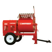12 Cubic Foot Honda GX390QA Whiteman Steel or Hydraulic Mortar Mixer with Hydraulic Drump