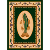 Fall Seasonal Fishtales Novelty Rug