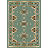 Signature Prairie Star Peridot Rug