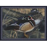 Eddie LeRoy Wood Ducks on a Limb Mat