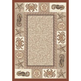 Signature Sea Life Coral Rug
