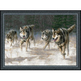 Hautman Wolves on the Move Mat