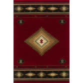 Hudson Red/Green Rug