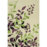 Utopia Green/Purple/Ivory Rug