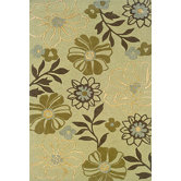 Utopia Tan/Green Rug