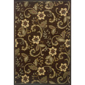 Amelia Floral Brown Rug