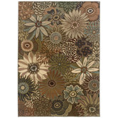 Odyssey Green/Brown Rug