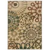 Odyssey Beige Multi Rug