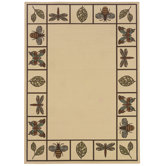Montego Ivory/Brown Rug