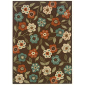 Montego Brown Multi Rug