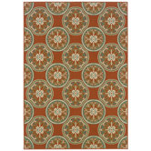 Montego Orange/Ivory Rug
