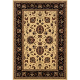 Ariana Eastern Elegance Black/Ivory Rug