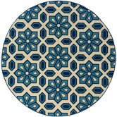 Caspian Ivory/Blue Rug